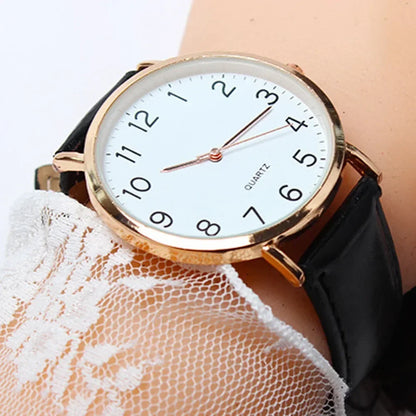 Men's Simple Business Leather Watch