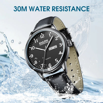 Waterproof Coated Glass Watch