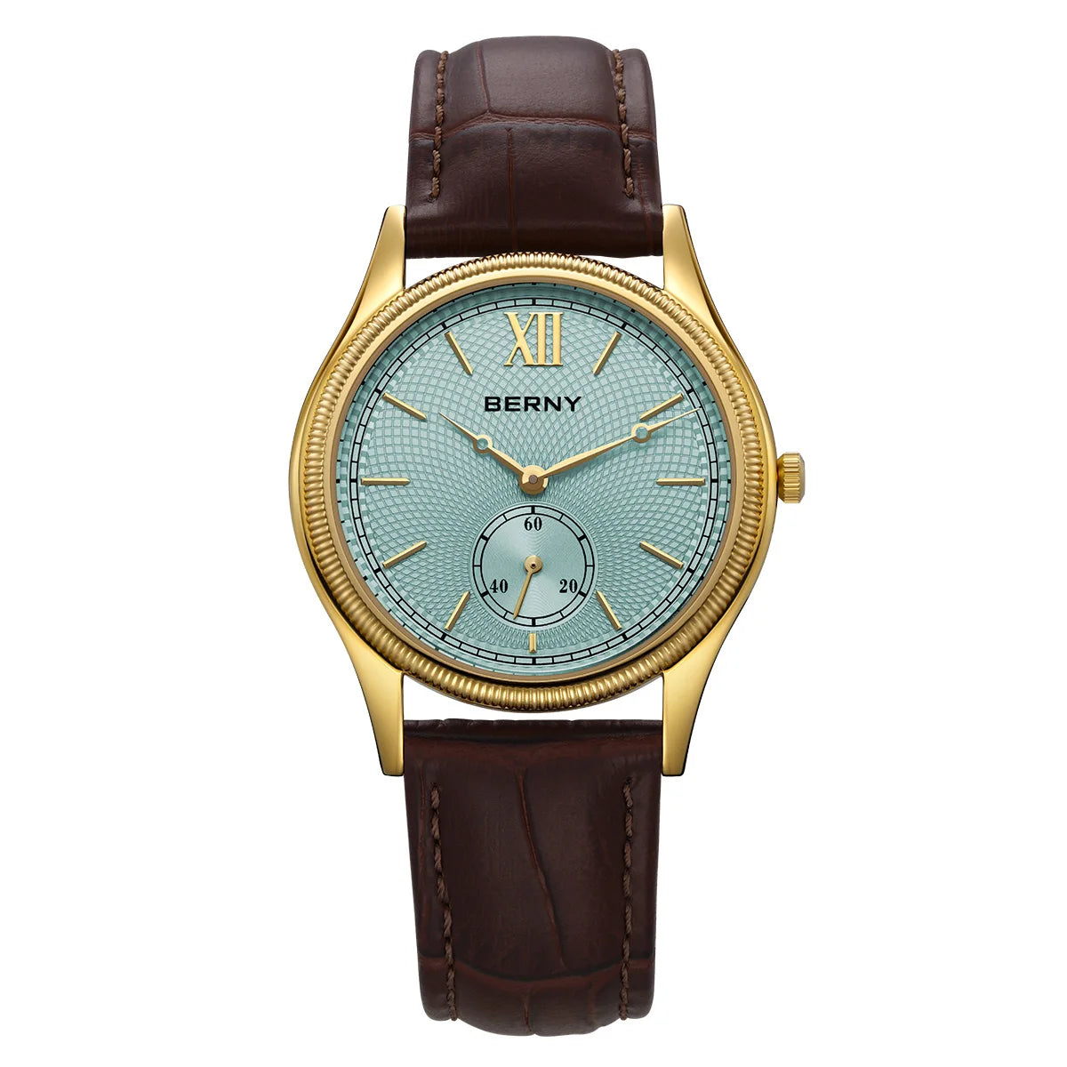Classic Leather Strap Watch