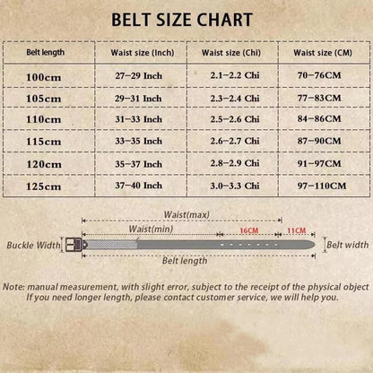 Luxury Men’s Leather Belt