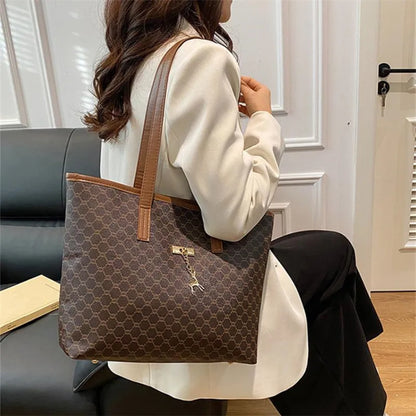 Women's Classic Geometric Tote Bag