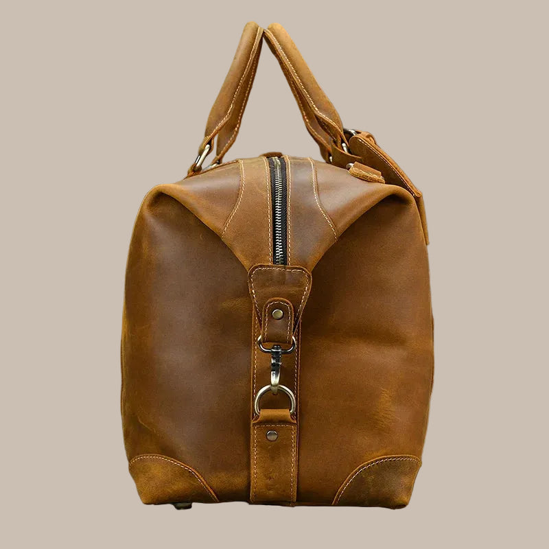 Big Capacity Leather Duffle