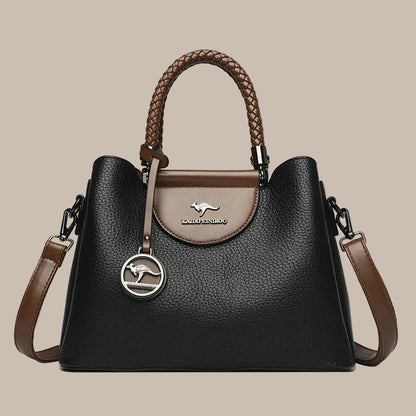 Medium PU Leather Tote