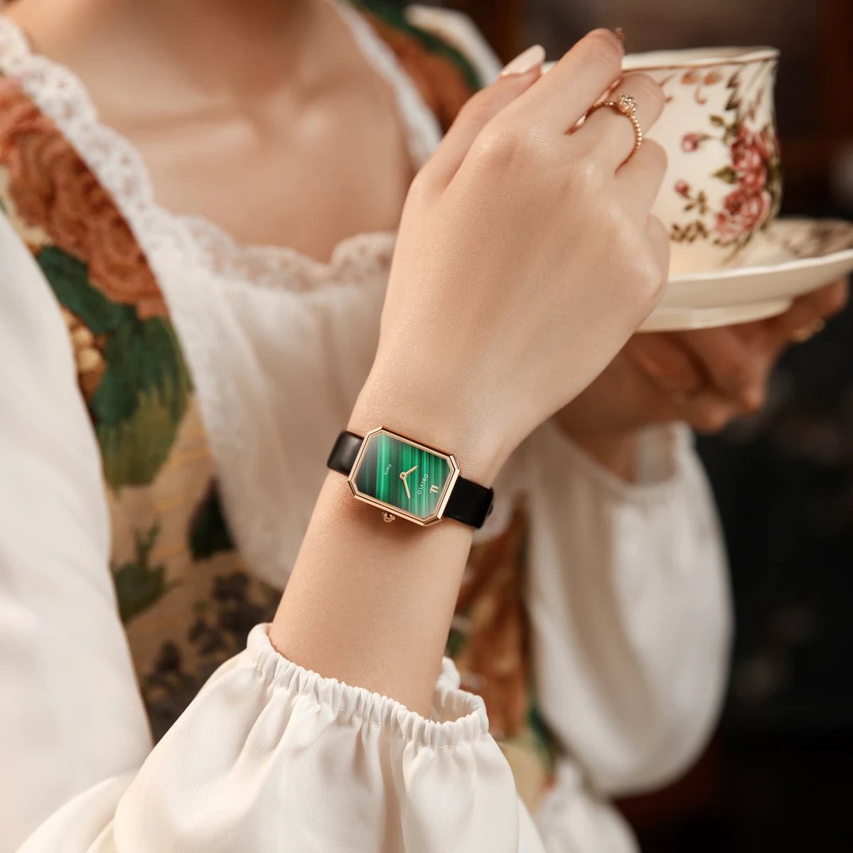 Malachite Dial Diamond Watch
