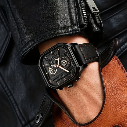 Men's Square Luxury Watch