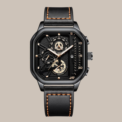 Men's Square Luxury Watch