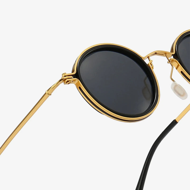 Round Retro Alloy Glasses