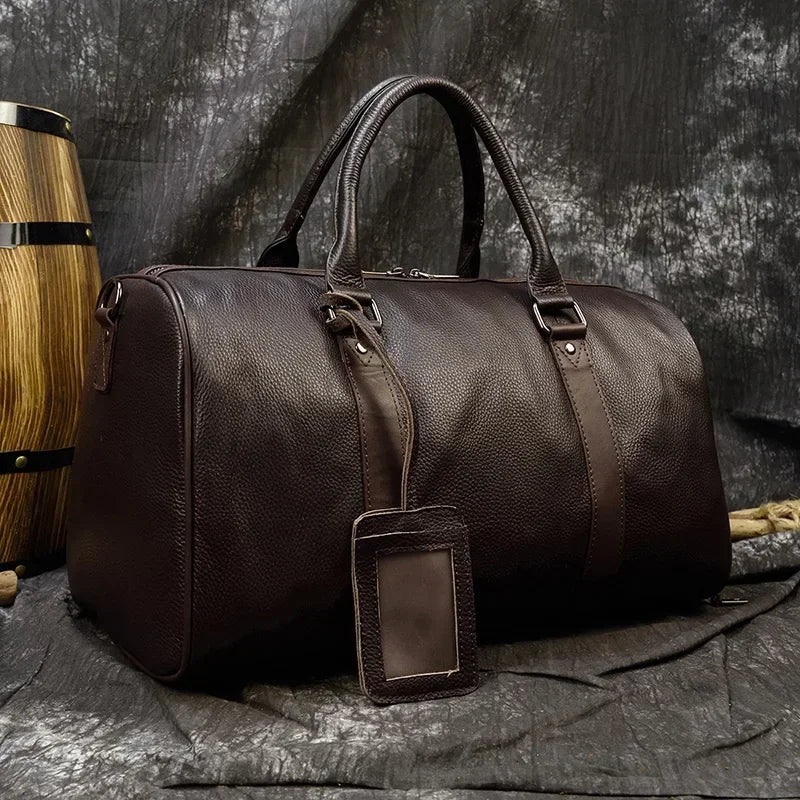 Unisex Carry-On Leather Bag
