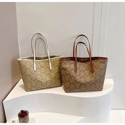 Classic Medium PU Tote Bag