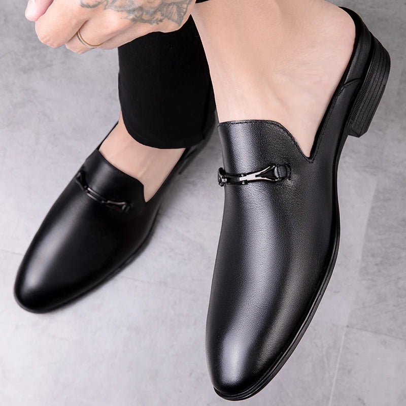 Men’s Leather Slip-On Flats