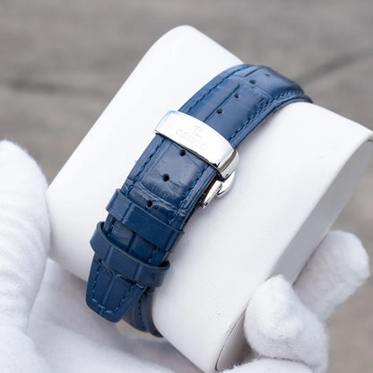 Blue Leather Strap Automatic