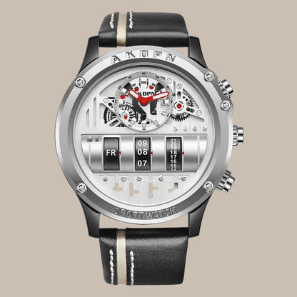 Men's Skeleton Quartz Watch