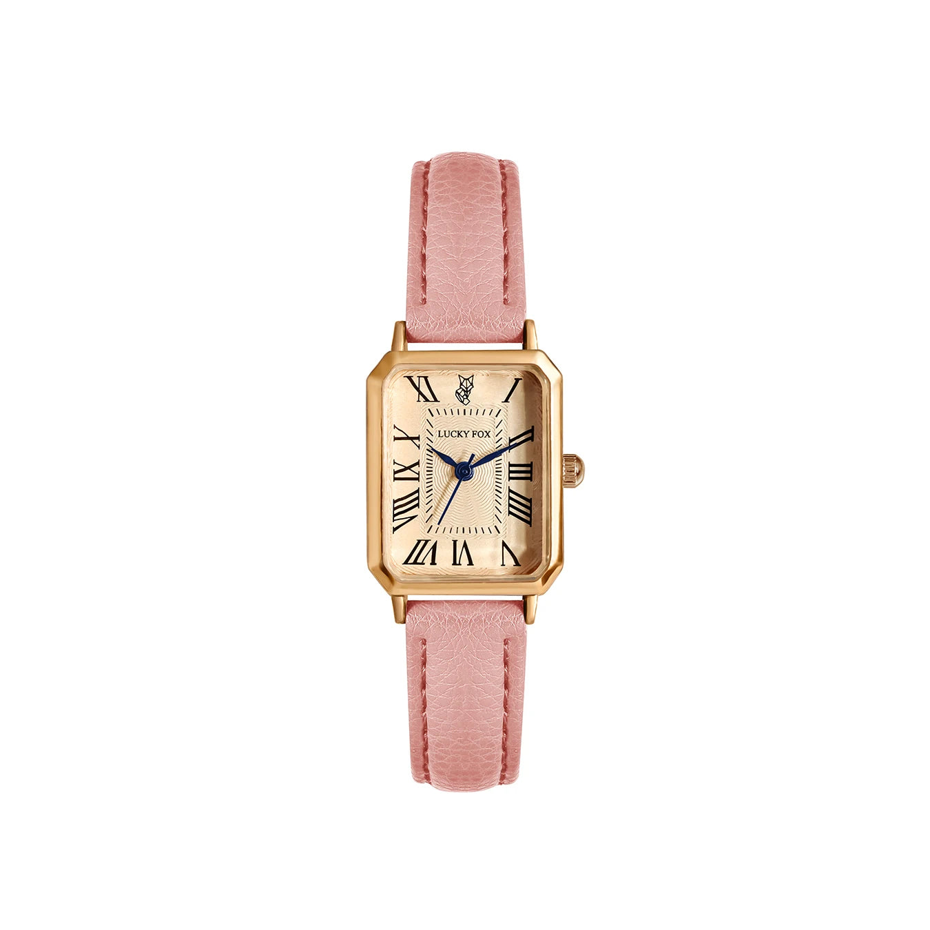 Square Leather Strap Watch