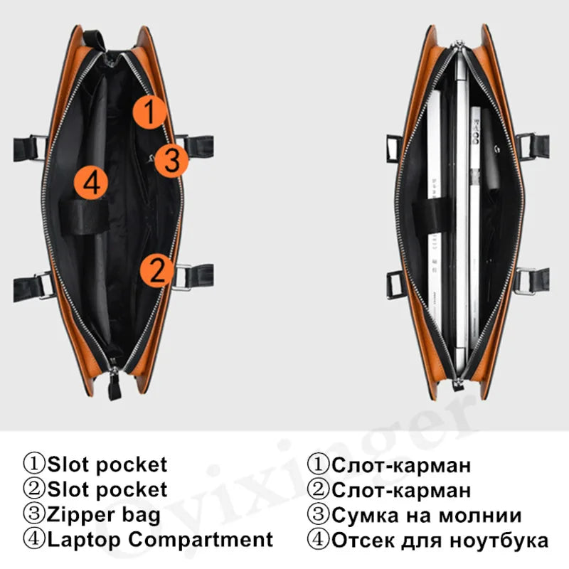 Slim Laptop Messenger Bag