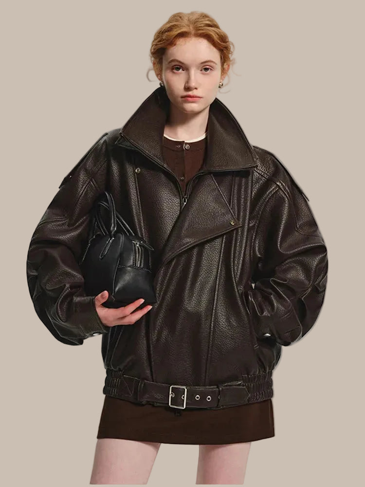 Classic Retro Leather Jacket