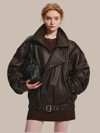 Classic Retro Leather Jacket