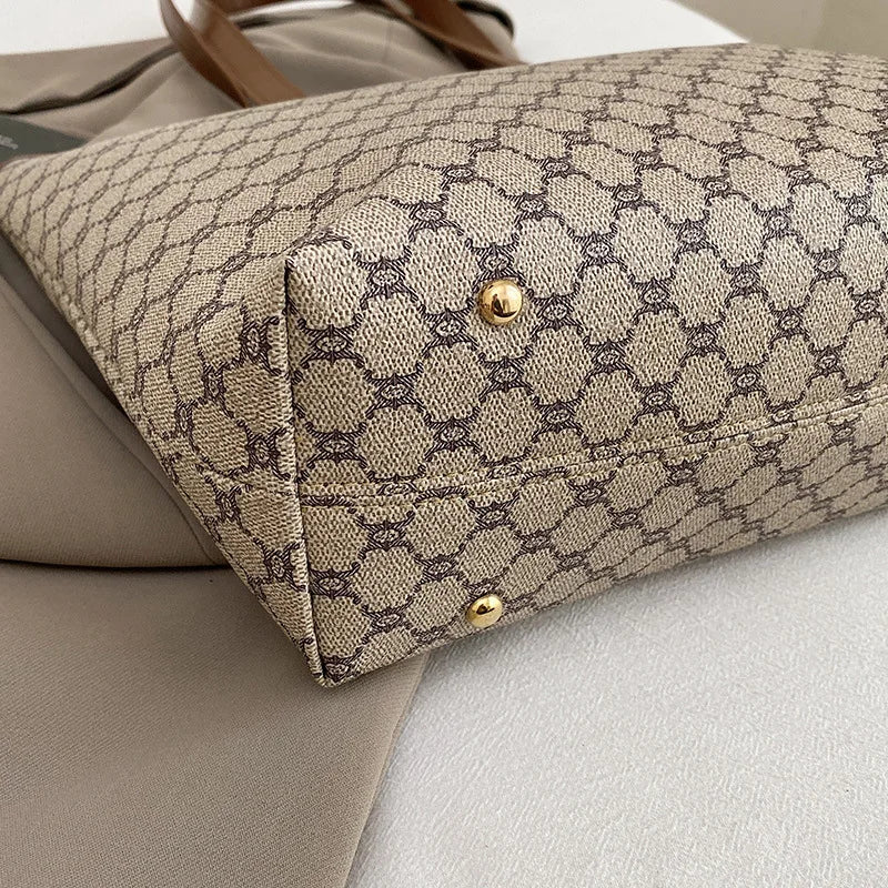 Women's Classic Geometric Tote Bag