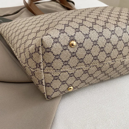 Women's Classic Geometric Tote Bag