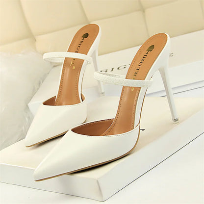 PU Leather Stiletto Pumps