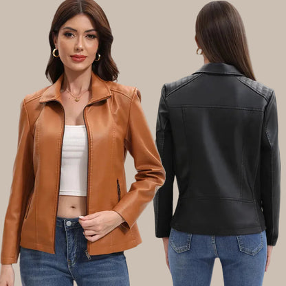 Women’s Brown Leather Jacket