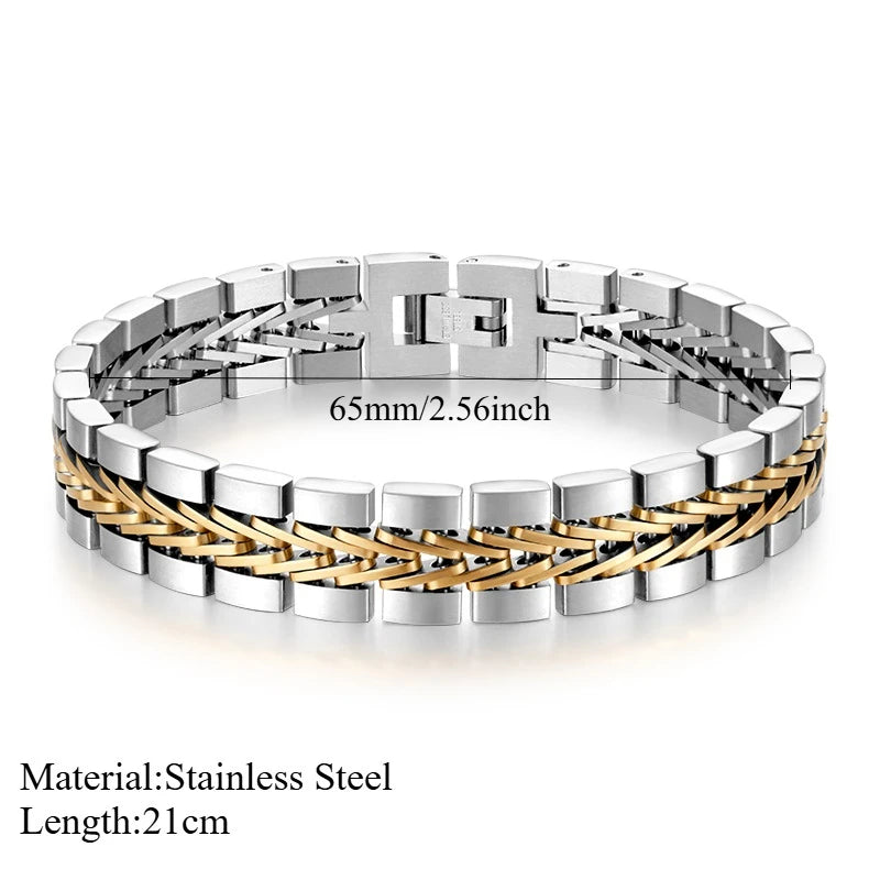Gold-Plated Cuban Toggle Bracelet