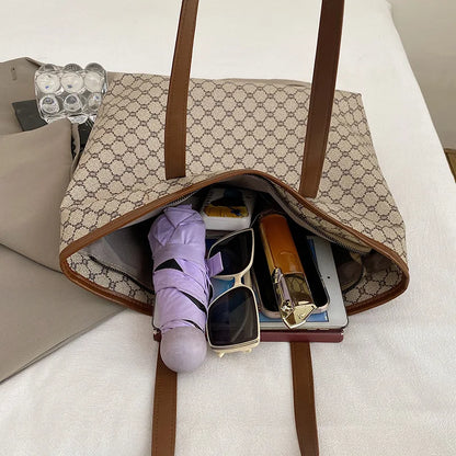 Women's Classic Geometric Tote Bag
