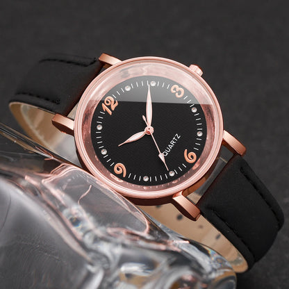 Leather Band Wristwatch