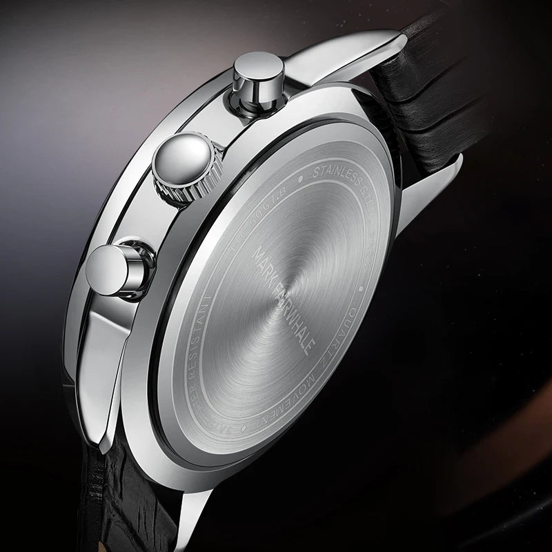 Genuine Leather Strap Watch