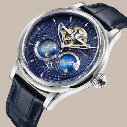 Double Earth World Time Watch