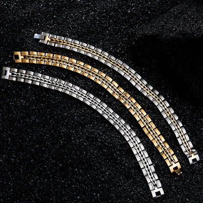 Gold-Plated Cuban Toggle Bracelet
