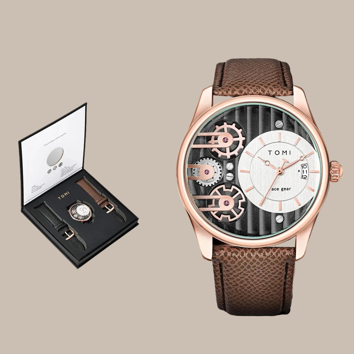 Men's Luxury Gift Box Watch Set