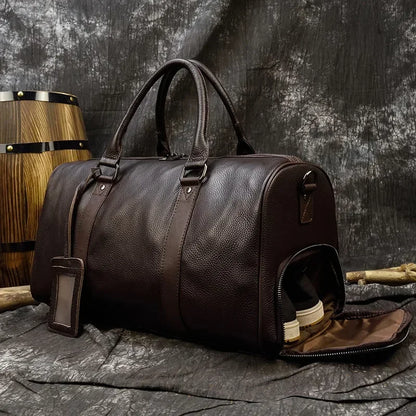 Unisex Carry-On Leather Bag