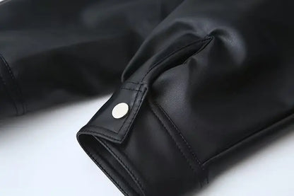 Leather Bomber Jacket