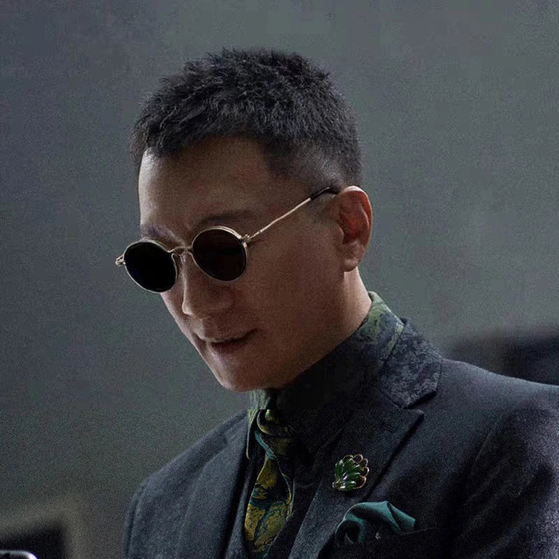 Round Retro Alloy Glasses