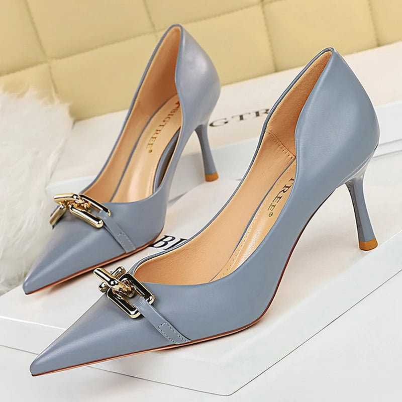 Pointed Stiletto Banquet Shoes