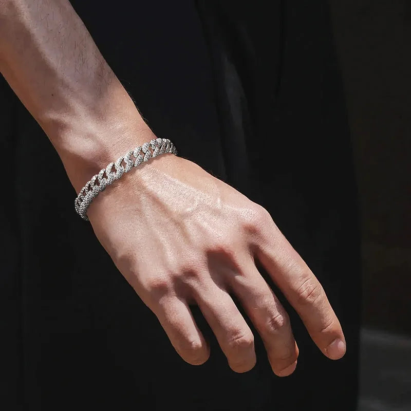 8mm Iced-Out Zircon Tennis Bracelet