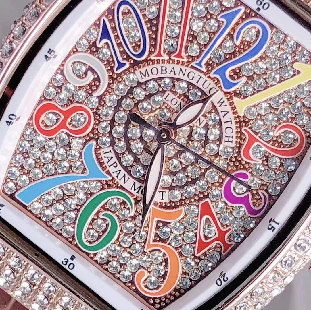 Tonneau Oval Diamond Dial