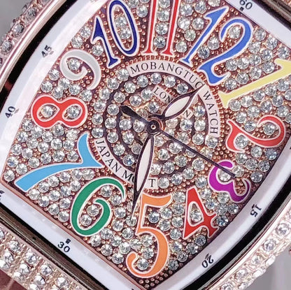 Tonneau Oval Diamond Dial