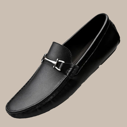 Business Leather Flats for Men