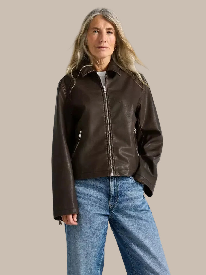 Faux Leather Jacket – Timeless Style