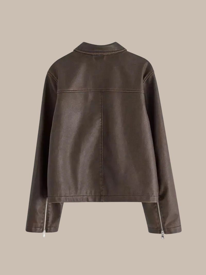 Faux Leather Jacket – Timeless Style