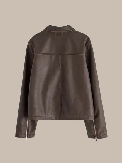 Faux Leather Jacket – Timeless Style